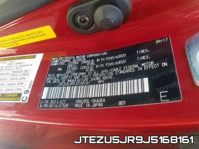 JTEZU5JR9J5168161 фото 2