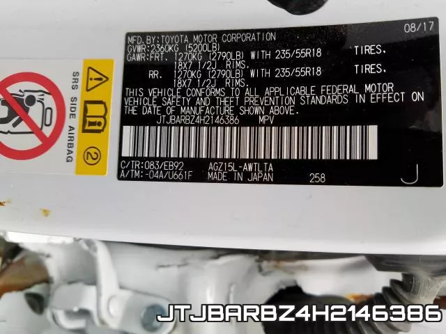 JTJBARBZ4H2146386 фото 2