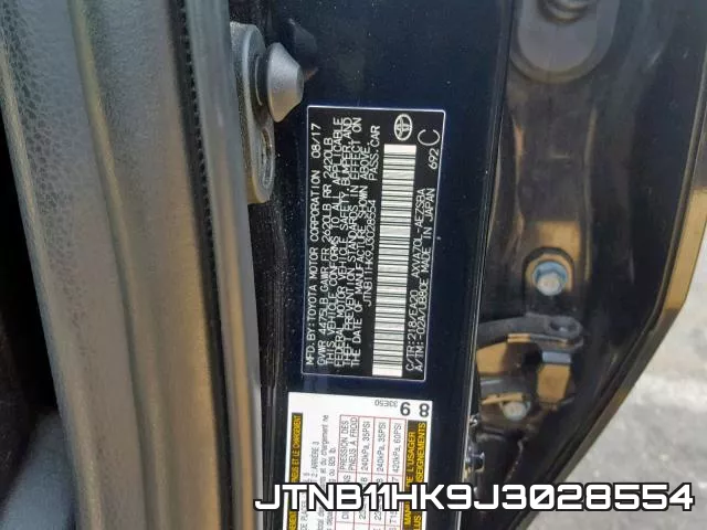 JTNB11HK9J3028554 фото 2