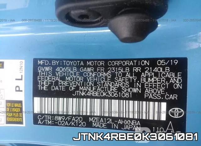 JTNK4RBE0K3061081 фото 7