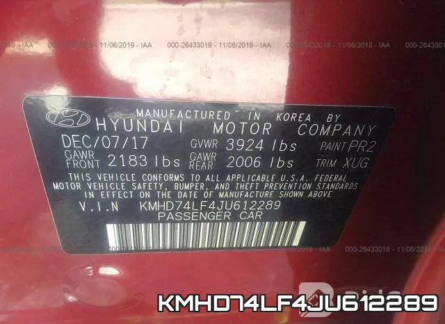 KMHD74LF4JU612289 фото 7
