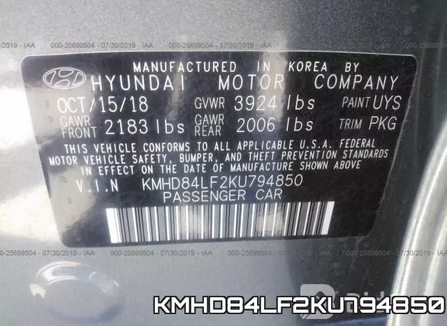 KMHD84LF2KU794850 фото 8