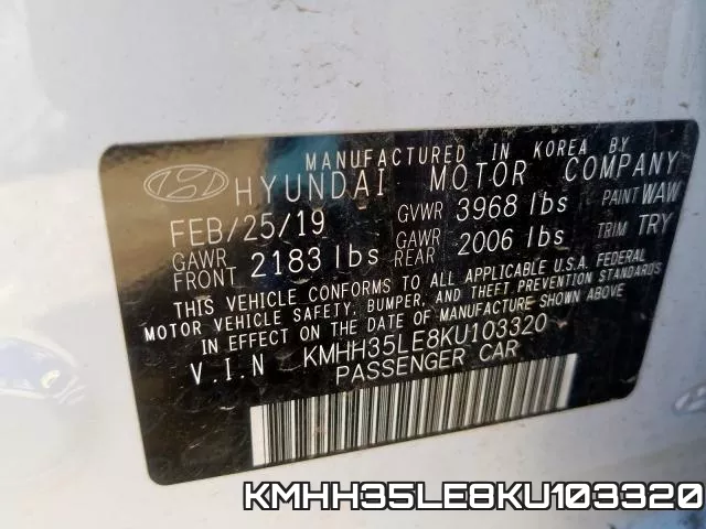 KMHH35LE8KU103320 фото 2