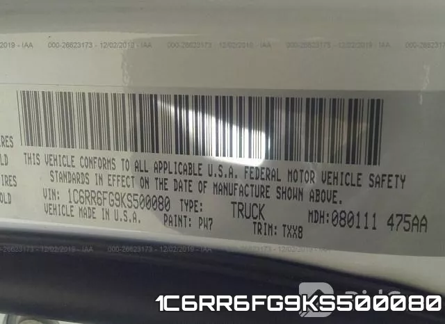 1C6RR6FG9KS500080 фото 10