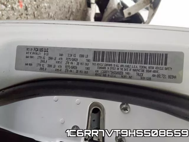 1C6RR7VT9HS508659 фото 2