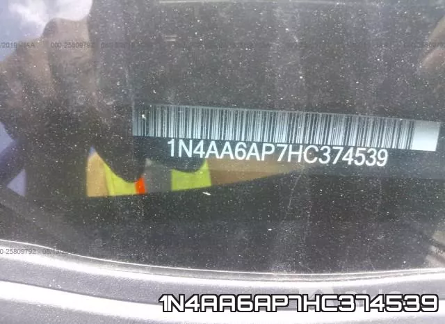 1N4AA6AP7HC374539 фото 6