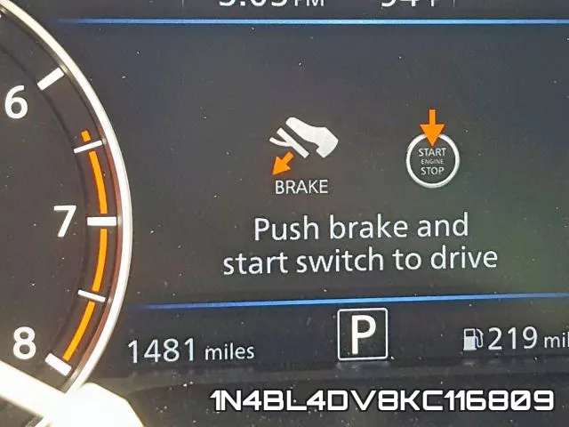 1N4BL4DV8KC116809 фото 9