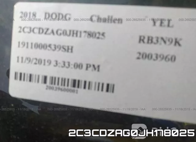 2C3CDZAG0JH178025 фото 7