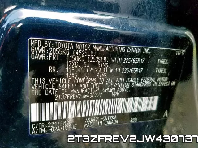 2T3ZFREV2JW430737 фото 2