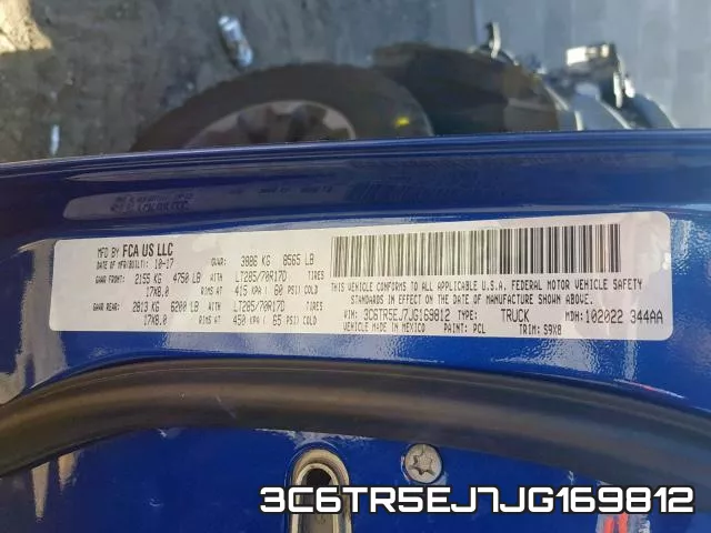 3C6TR5EJ7JG169812 фото 2