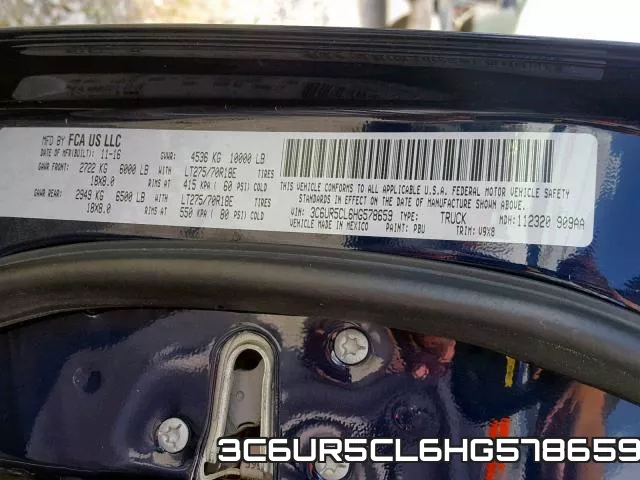 3C6UR5CL6HG578659 фото 2