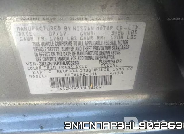 3N1CN7AP3HL903263 фото 10