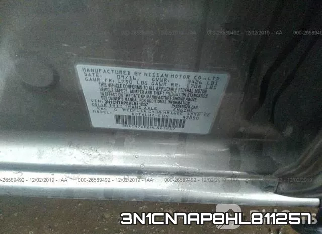 3N1CN7AP8HL811257 фото 8