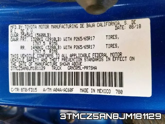 3TMCZ5AN8JM181129 фото 2