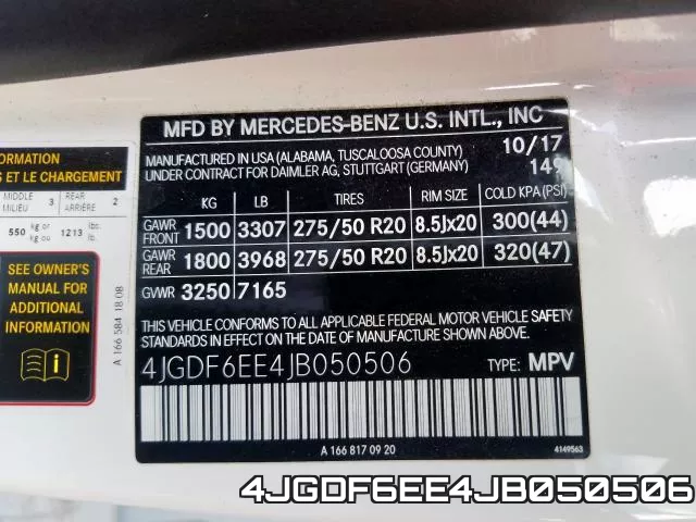 4JGDF6EE4JB050506 фото 2