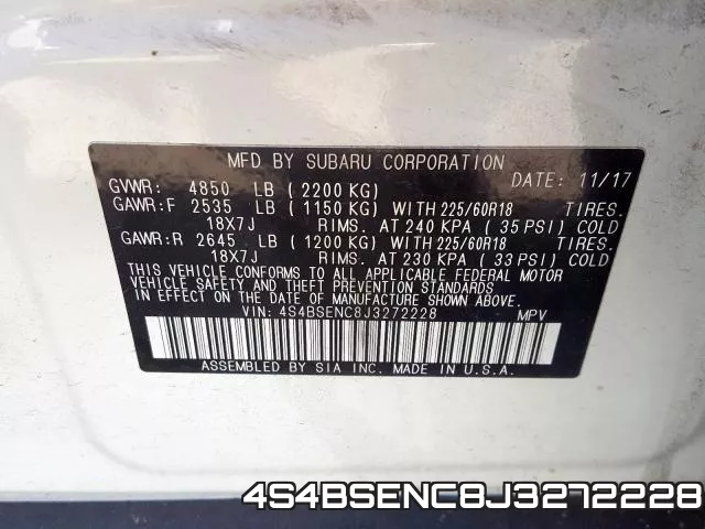 4S4BSENC8J3272228 фото 2