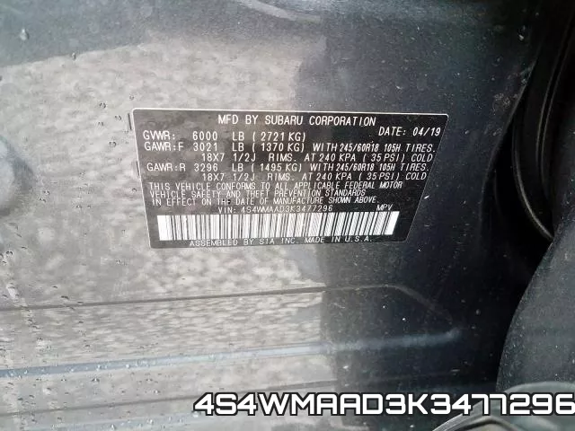 4S4WMAAD3K3477296 фото 2