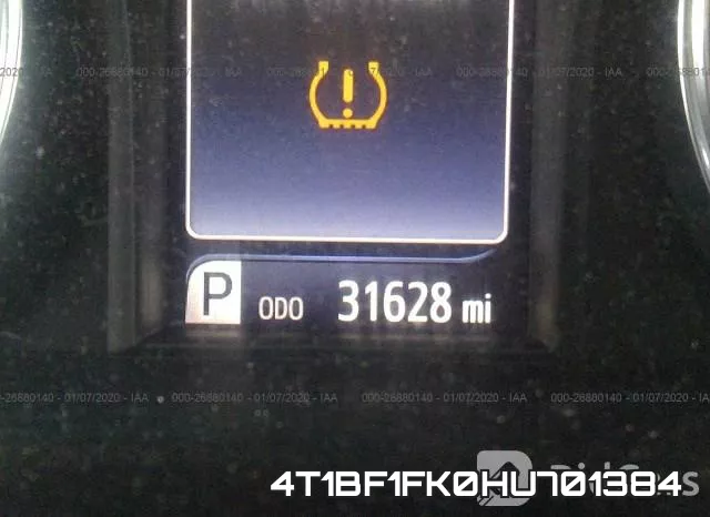4T1BF1FK0HU701384 фото 8