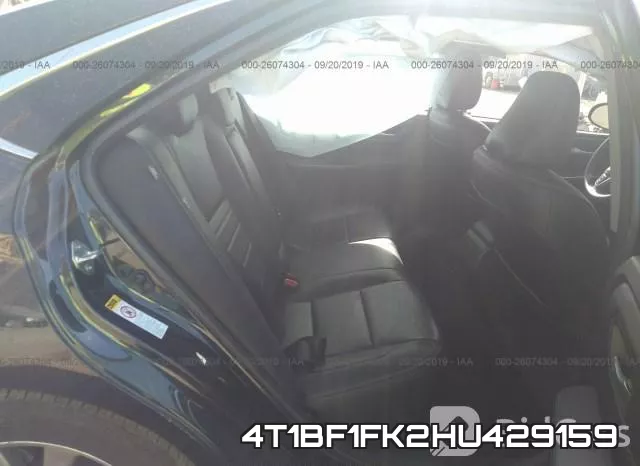 4T1BF1FK2HU429159 фото 7