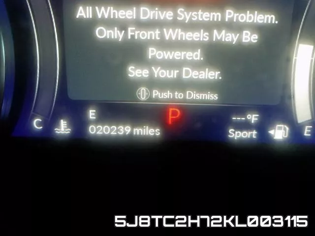 5J8TC2H72KL003115 фото 7