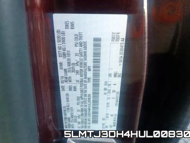 5LMTJ3DH4HUL00830 фото 2