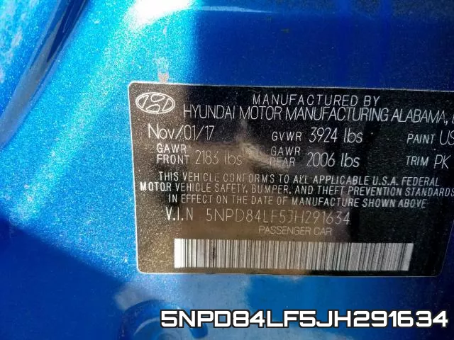 5NPD84LF5JH291634 фото 2