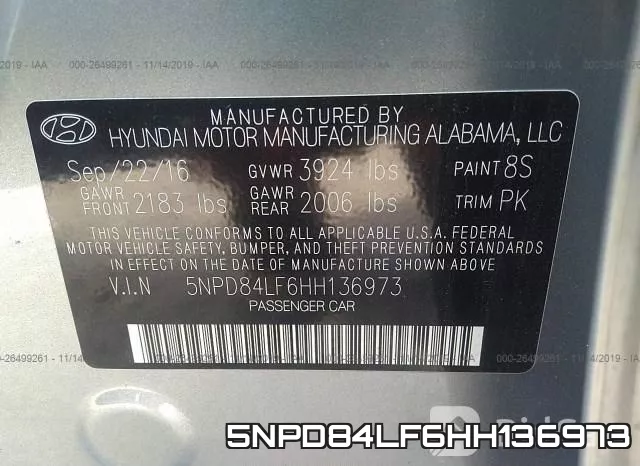 5NPD84LF6HH136973 фото 9