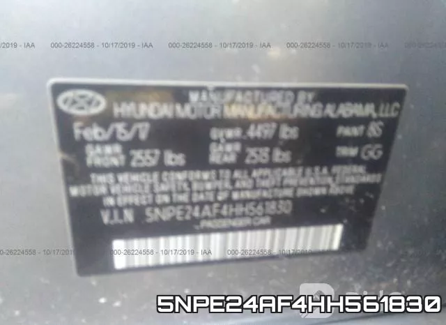 5NPE24AF4HH561830 фото 9