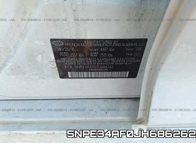 5NPE34AF0JH686262 фото 9