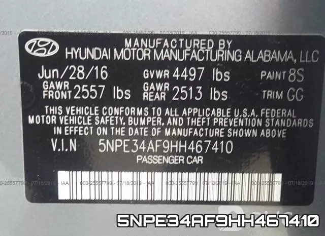 5NPE34AF9HH467410 фото 5