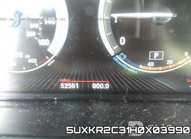5UXKR2C31H0X03990 фото 6