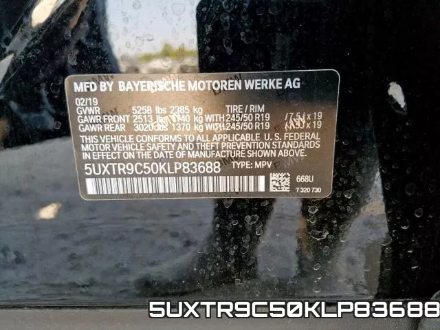 5UXTR9C50KLP83688 фото 2