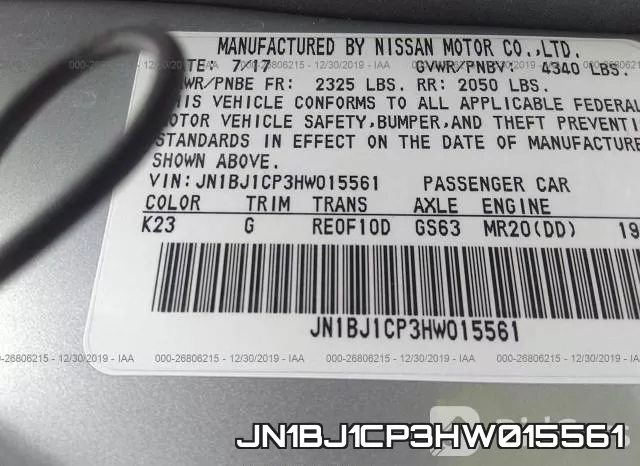 JN1BJ1CP3HW015561 фото 8