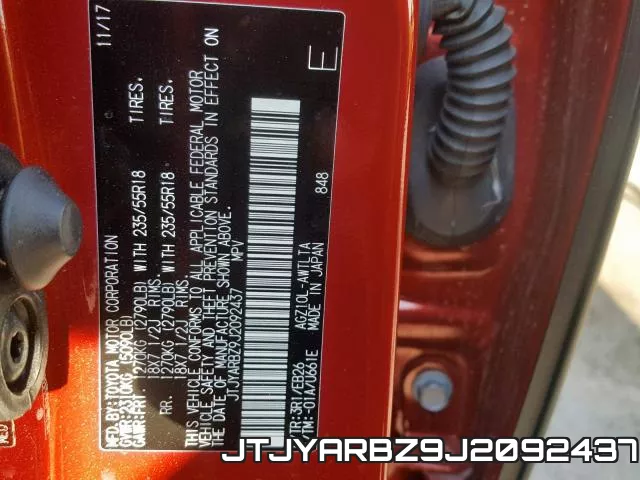 JTJYARBZ9J2092437 фото 2