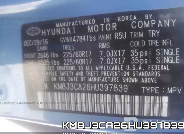 KM8J3CA26HU397839 фото 9