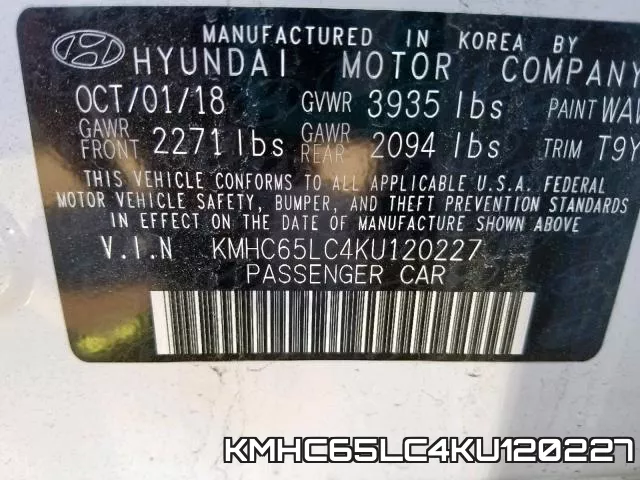 KMHC65LC4KU120227 фото 2