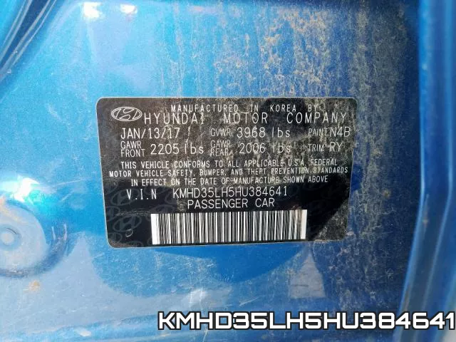 KMHD35LH5HU384641 фото 2