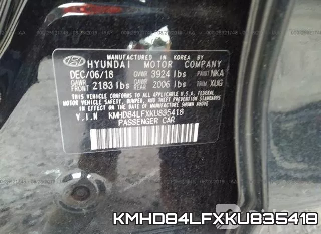 KMHD84LFXKU835418 фото 10