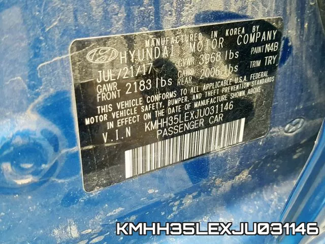 KMHH35LEXJU031146 фото 2
