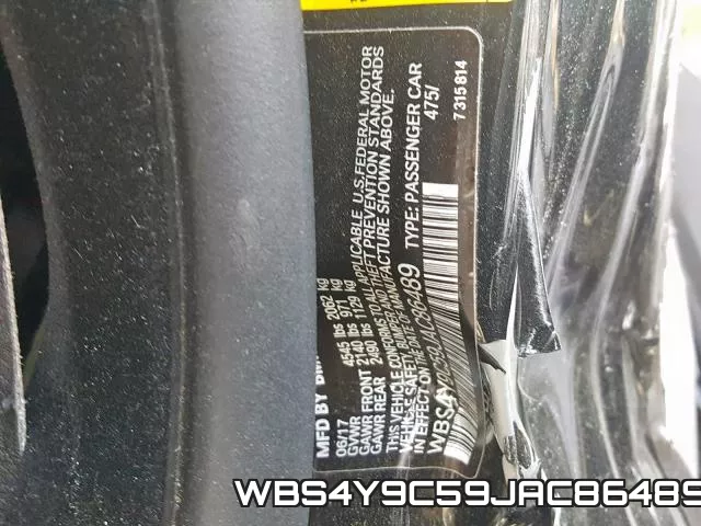 WBS4Y9C59JAC86489 фото 2