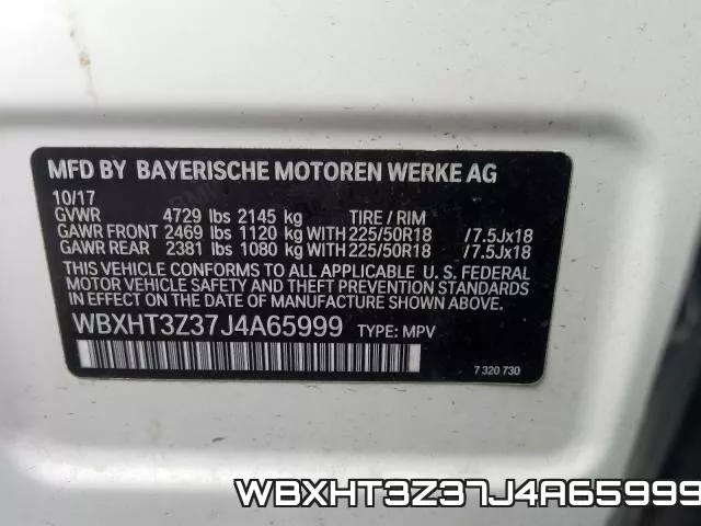 WBXHT3Z37J4A65999 фото 2