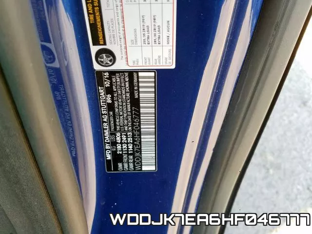 WDDJK7EA6HF046777 фото 8