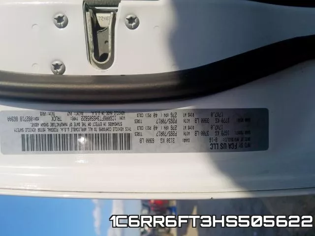 1C6RR6FT3HS505622 фото 2