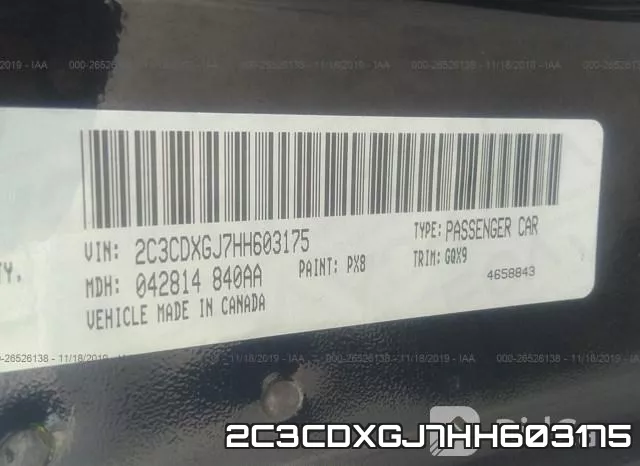 2C3CDXGJ7HH603175 фото 9