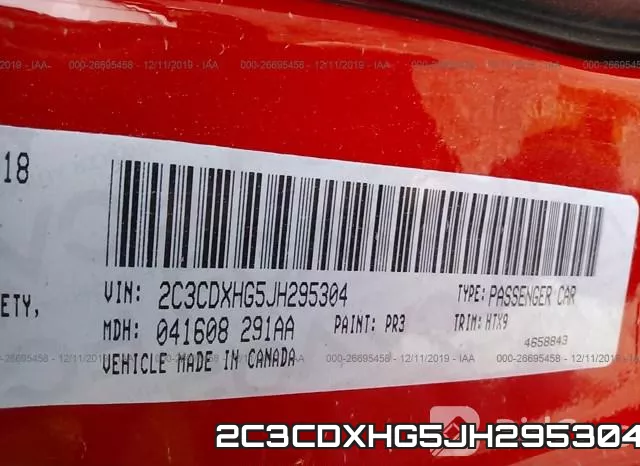2C3CDXHG5JH295304 фото 10