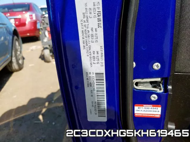 2C3CDXHG5KH619465 фото 2