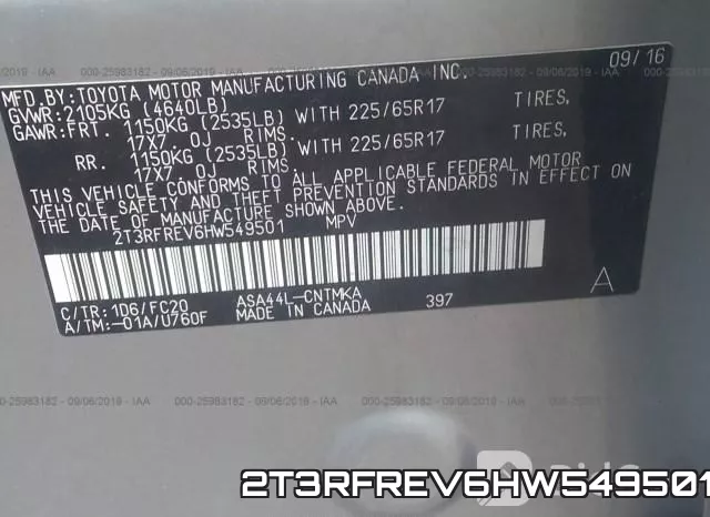 2T3RFREV6HW549501 фото 8