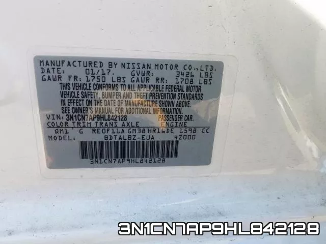 3N1CN7AP9HL842128 фото 2