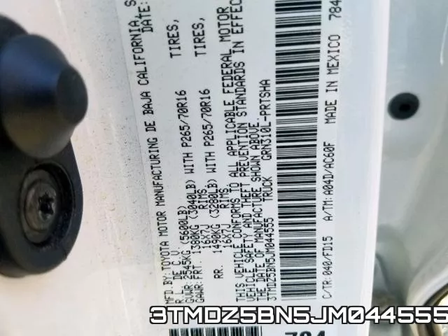 3TMDZ5BN5JM044555 фото 2
