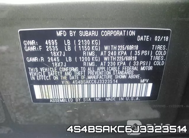 4S4BSAKC6J3323514 фото 9